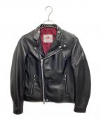 JAMES GROSEジェームスグロース）の古着「リカルド ライダーズジャケット」｜ブラック
