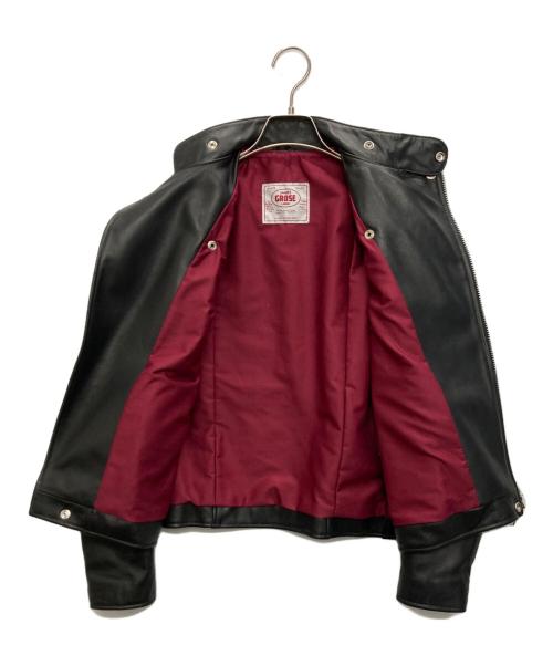 JAMES GROSE（ジェームスグロース）JAMES GROSE (ジェームスグロース) リカルド ライダーズジャケット ブラック サイズ:SIZE 8の古着・服飾アイテム