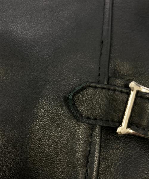 JAMES GROSE（ジェームスグロース）JAMES GROSE (ジェームスグロース) リカルド ライダーズジャケット ブラック サイズ:SIZE 8の古着・服飾アイテム