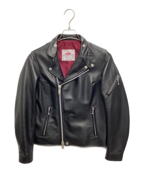 JAMES GROSE（ジェームスグロース）JAMES GROSE (ジェームスグロース) リカルド ライダーズジャケット ブラック サイズ:SIZE 8の古着・服飾アイテム