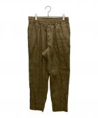 MARKAWAREマーカウェア）の古着「PEGTOP EASY TROUSERS HEMP」｜カーキ