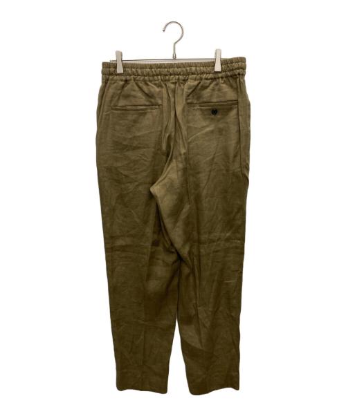 MARKAWARE（マーカウェア）MARKAWARE (マーカウェア) PEGTOP EASY TROUSERS HEMP カーキ サイズ:SIZE 4の古着・服飾アイテム
