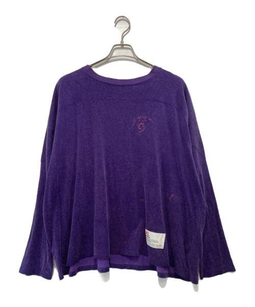 DAIRIKU（ダイリク）DAIRIKU (ダイリク) Episode 9 Vintage Football Tee パープル サイズ:XLの古着・服飾アイテム