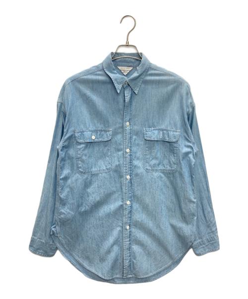 Americana（アメリカーナ）Americana (アメリカーナ) シャンブレーワークシャツ インディゴ サイズ:表記無の古着・服飾アイテム