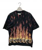 SUPREME×MM6 Maison Margielaシュプリーム×エムエムシックスメゾンマルジェラ）の古着「Liquid Blue Oversized Tee」｜ブラック