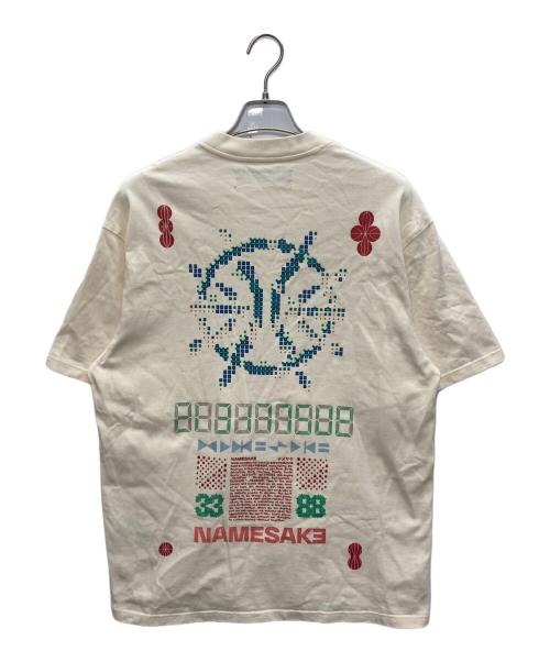 NAMESAKE（ネイムセイク）NAMESAKE (ネイムセイク) 半袖カットソー ベージュ サイズ:SIZE XSの古着・服飾アイテム