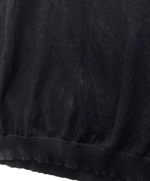 AURALEE（オーラリー）AURALEE (オーラリー) SUPER HIGH GAUGE COTTON KNIT POLO SHIRT ブラック サイズ:SIZE 3の古着・服飾アイテム