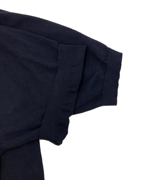 AURALEE（オーラリー）AURALEE (オーラリー) SUPER HIGH GAUGE COTTON KNIT POLO SHIRT ブラック サイズ:SIZE 3の古着・服飾アイテム