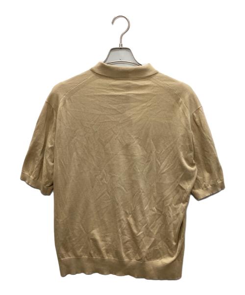 AURALEE（オーラリー）AURALEE (オーラリー) SUPER HIGH GAUGE COTTON KNIT POLO SHIRT ベージュ サイズ:3の古着・服飾アイテム