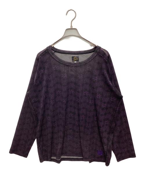 Needles（ニードルズ）Needles (ニードルズ) 総柄カットソー ブラック サイズ:SIZE Lの古着・服飾アイテム