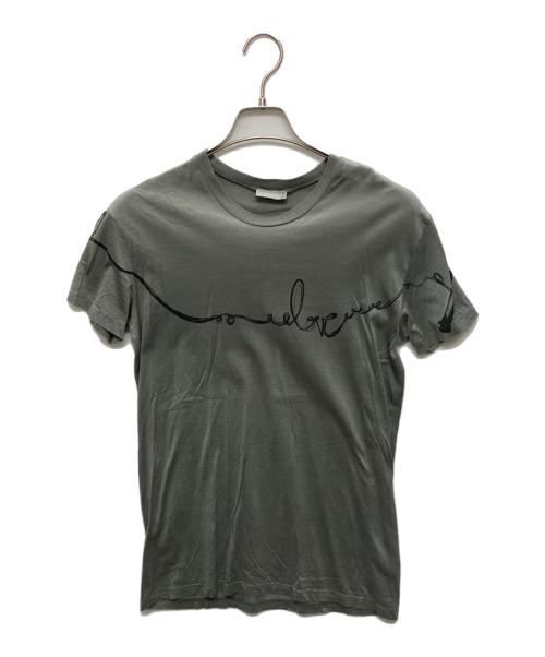 DIOR HOMME（ディオール オム）DIOR HOMME (ディオール オム) プリントTシャツ グレー サイズ:XXSの古着・服飾アイテム