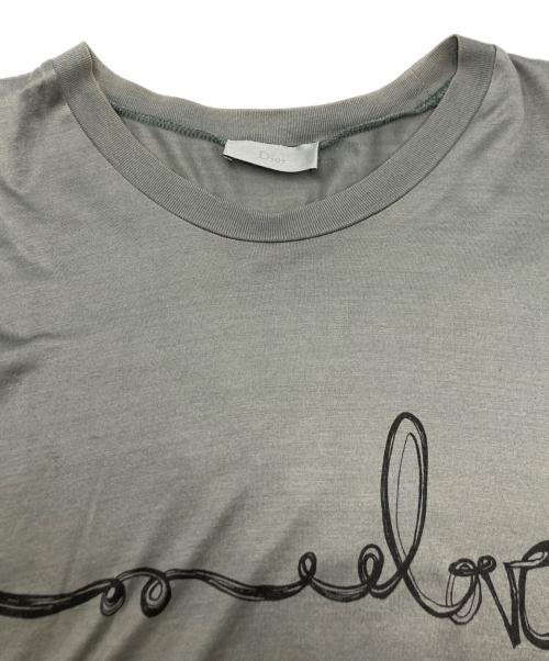 DIOR HOMME（ディオール オム）DIOR HOMME (ディオール オム) プリントTシャツ グレー サイズ:XXSの古着・服飾アイテム