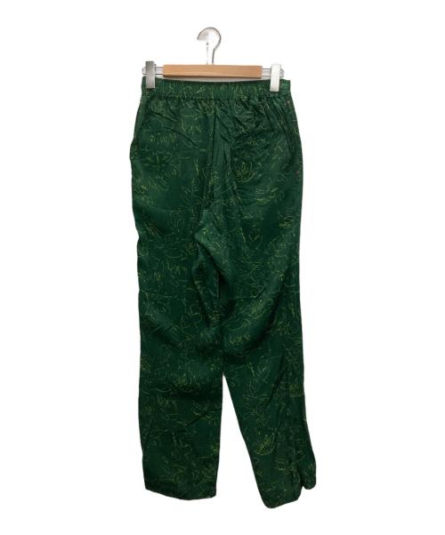 TOGA ARCHIVES（トーガアーカイブス）TOGA ARCHIVES (トーガアーカイブス) INNER PRINT PANTS グリーン サイズ:SIZE XSの古着・服飾アイテム