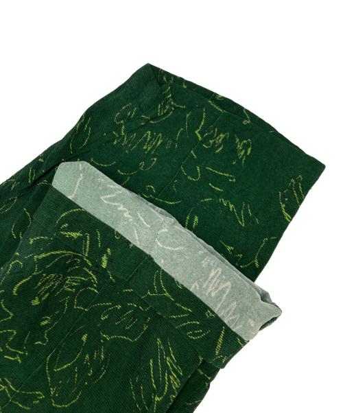 TOGA ARCHIVES（トーガアーカイブス）TOGA ARCHIVES (トーガアーカイブス) INNER PRINT PANTS グリーン サイズ:SIZE XSの古着・服飾アイテム