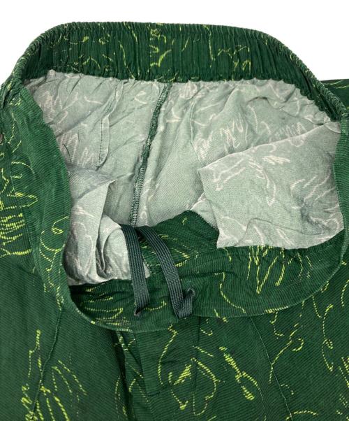 TOGA ARCHIVES（トーガアーカイブス）TOGA ARCHIVES (トーガアーカイブス) INNER PRINT PANTS グリーン サイズ:SIZE XSの古着・服飾アイテム