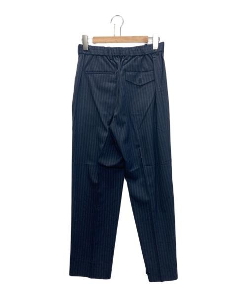 MARKAWARE（マーカウェア）MARKAWARE (マーカウェア) FLAT FRONT TROUSERS SUPER120s WOOL TROPICAL ネイビー サイズ:SIZE 2の古着・服飾アイテム