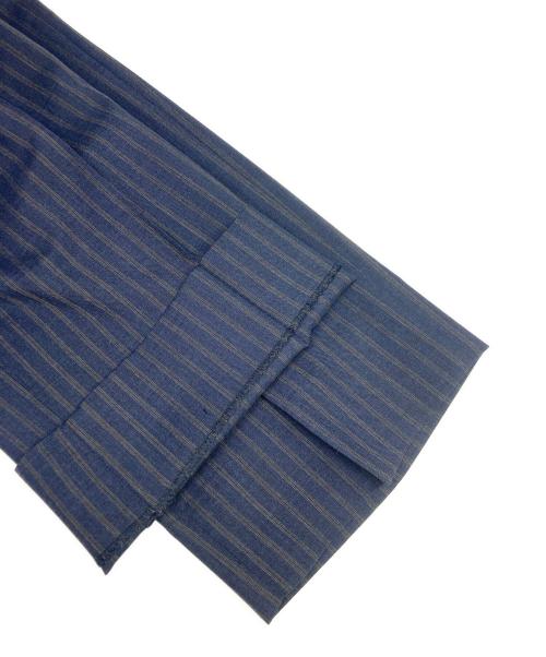 MARKAWARE（マーカウェア）MARKAWARE (マーカウェア) FLAT FRONT TROUSERS SUPER120s WOOL TROPICAL ネイビー サイズ:SIZE 2の古着・服飾アイテム