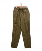 MARKAWAREマーカウェア）の古着「PEGTOP EASY TROUSERS HEMP」｜カーキ