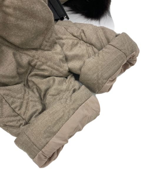 TATRAS（タトラス）TATRAS (タトラス) VITTORIA ウールシルクダウンコート ベージュ サイズ:1の古着・服飾アイテム