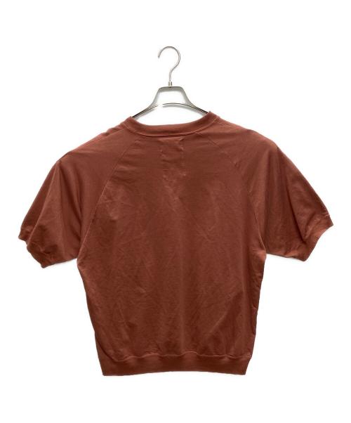 MARKAWARE（マーカウェア）MARKAWARE (マーカウェア) ONE SIDE RAGLAN SWEAT SHIRT ブラウン サイズ:2の古着・服飾アイテム