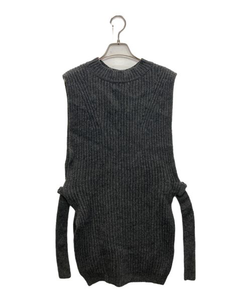 Y's（ワイズ）Y's (ワイズ) ニットベスト グレー サイズ:不明の古着・服飾アイテム