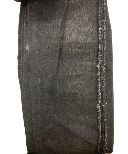 DIOR HOMME（ディオール オム）DIOR HOMME (ディオール オム) コンバインスキニーデニムパンツ ブラック サイズ:SIZE 29の古着・服飾アイテム