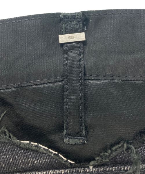 DIOR HOMME（ディオール オム）DIOR HOMME (ディオール オム) コンバインスキニーデニムパンツ ブラック サイズ:SIZE 29の古着・服飾アイテム