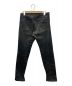 DIOR HOMME (ディオール オム) コンバインスキニーデニムパンツ ブラック サイズ:SIZE 29：57000円