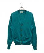 Vivienne Westwoodヴィヴィアンウエストウッド）の古着「シグネチャー刺繍ロゴカーディガン」｜スカイブルー