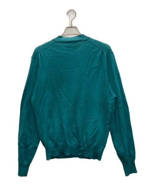 Vivienne Westwood（ヴィヴィアンウエストウッド）Vivienne Westwood (ヴィヴィアンウエストウッド) シグネチャー刺繍ロゴカーディガン スカイブルー サイズ:SIZE XLの古着・服飾アイテム