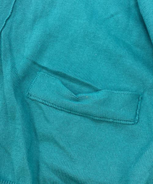 Vivienne Westwood（ヴィヴィアンウエストウッド）Vivienne Westwood (ヴィヴィアンウエストウッド) シグネチャー刺繍ロゴカーディガン スカイブルー サイズ:SIZE XLの古着・服飾アイテム