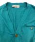 中古・古着 Vivienne Westwood (ヴィヴィアンウエストウッド) シグネチャー刺繍ロゴカーディガン スカイブルー サイズ:SIZE XL：13000円