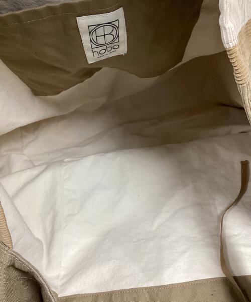 hobo（ホボ）hobo (ホボ) 2WAY BAG UPCYCLED CORDUROY ベージュの古着・服飾アイテム