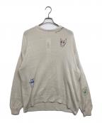 Irojikakeイロジカケ）の古着「BUBU SUMMER KNIT」｜ベージュ