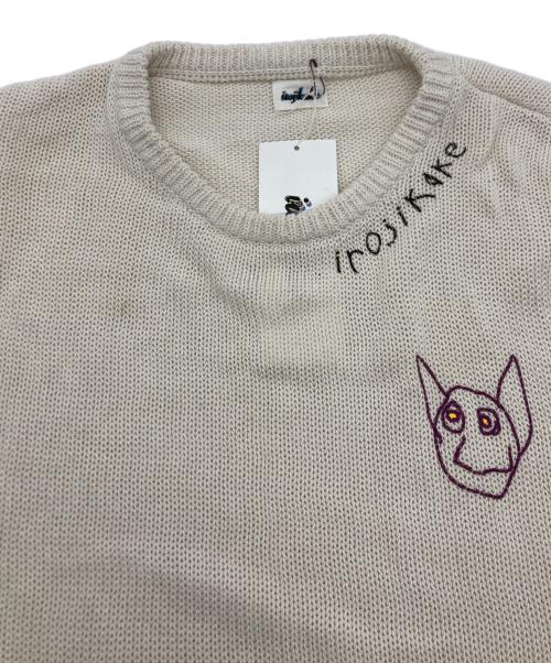 Irojikake（イロジカケ）Irojikake (イロジカケ) BUBU SUMMER KNIT ベージュ サイズ:SIZE Mの古着・服飾アイテム