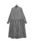 Curensology (カレンソロジー) ウールハイネックギャザーワンピース グレー サイズ:F：12000円