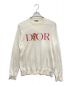 Dior（ディオール）の古着「Jardin シルク混 フローラル刺繍 ニット」｜ベージュ