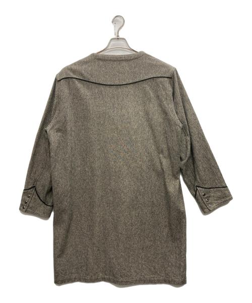 AiE（エーアイイー）AiE (エーアイイー) ウエスタンノーカラーコート ベージュ サイズ:SIZE Lの古着・服飾アイテム