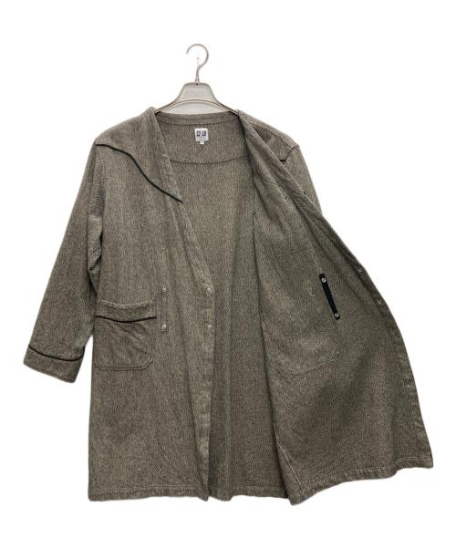 AiE（エーアイイー）AiE (エーアイイー) ウエスタンノーカラーコート ベージュ サイズ:SIZE Lの古着・服飾アイテム
