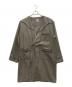 AiE（エーアイイー）の古着「ウエスタンノーカラーコート」｜ベージュ