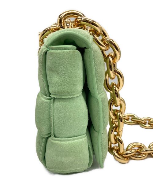 BOTTEGA VENETA（ボッテガベネタ）BOTTEGA VENETA (ボッテガベネタ) チェーンカセットショルダーバッグ グリーンの古着・服飾アイテム
