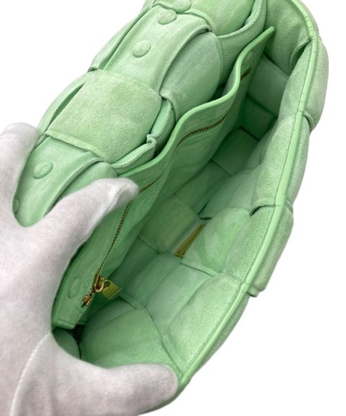 BOTTEGA VENETA（ボッテガベネタ）BOTTEGA VENETA (ボッテガベネタ) チェーンカセットショルダーバッグ グリーンの古着・服飾アイテム