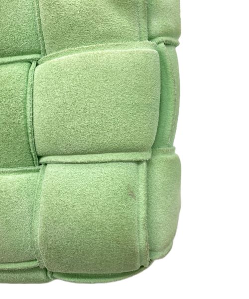 BOTTEGA VENETA（ボッテガベネタ）BOTTEGA VENETA (ボッテガベネタ) チェーンカセットショルダーバッグ グリーンの古着・服飾アイテム