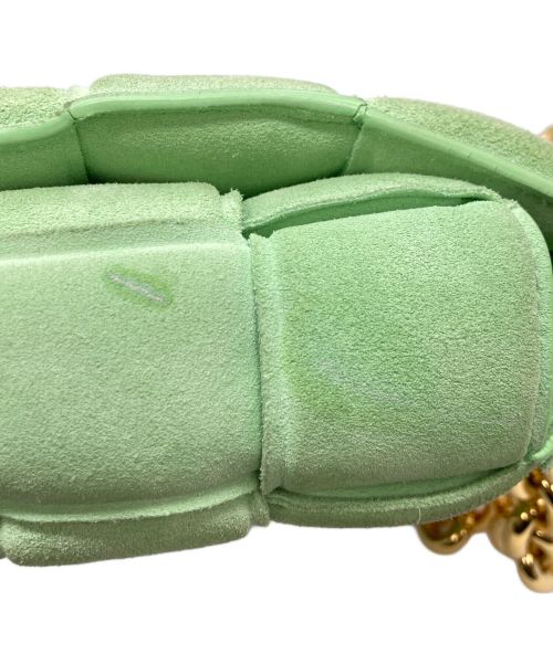BOTTEGA VENETA（ボッテガベネタ）BOTTEGA VENETA (ボッテガベネタ) チェーンカセットショルダーバッグ グリーンの古着・服飾アイテム