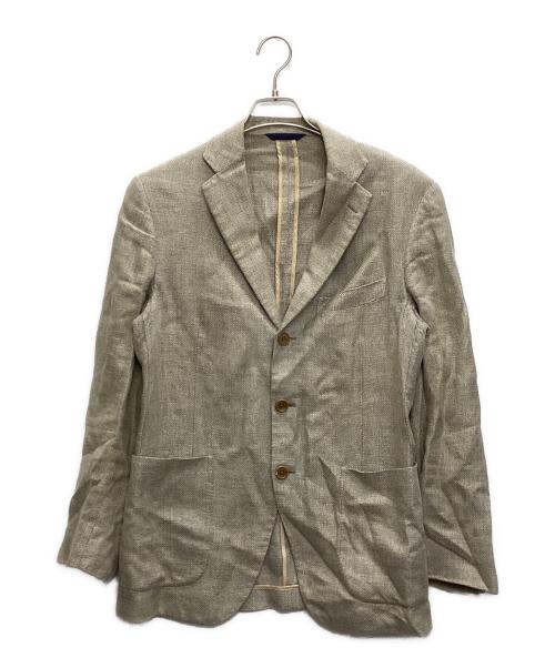 Belvest（ベルヴェスト）Belvest (ベルヴェスト) BEAMS F (ビームスエフ) 2Bジャケット ベージュ サイズ:48の古着・服飾アイテム