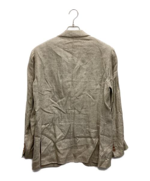 Belvest（ベルヴェスト）Belvest (ベルヴェスト) BEAMS F (ビームスエフ) 2Bジャケット ベージュ サイズ:48の古着・服飾アイテム