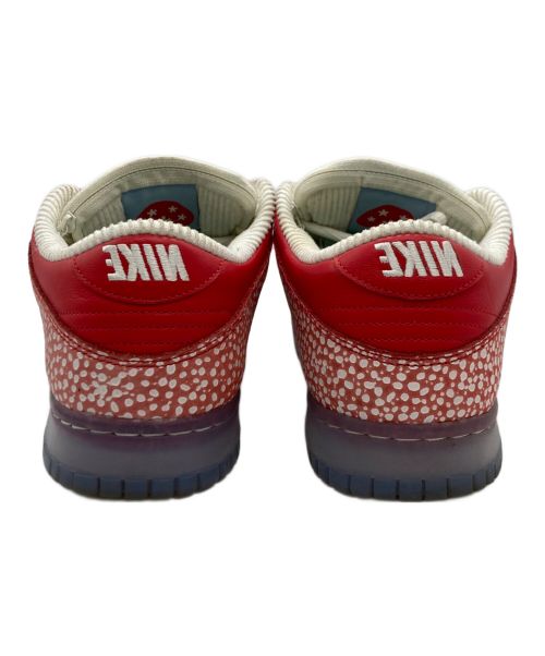 NIKE SB（ナイキエスビー）NIKE SB (ナイキエスビー) DUNK LOW OG QS レッド×ホワイト サイズ:US8の古着・服飾アイテム