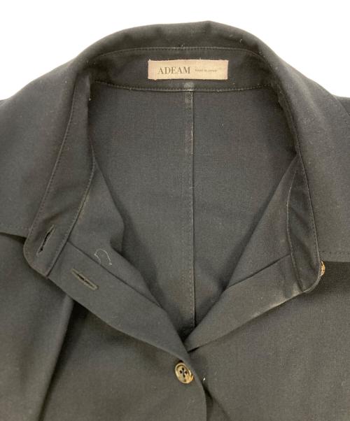 ADEAM（アディアム）ADEAM (アディアム) アームストラップシャツワンピース ネイビーの古着・服飾アイテム