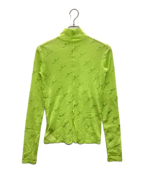 MAISON SPECIAL（メゾンスペシャル）MAISON SPECIAL (メゾンスペシャル) Rubber Print Mesh Top イエロー サイズ:SIZE Freeの古着・服飾アイテム