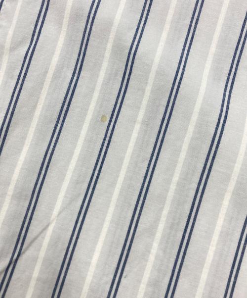 N.HOOLYWOOD（エヌ ハリウッド）N.HOOLYWOOD (エヌ ハリウッド) クレイジーパターン ツイン ストライプ ブロード ロング シャツ ホワイト×ブルー サイズ:SIZE 36の古着・服飾アイテム